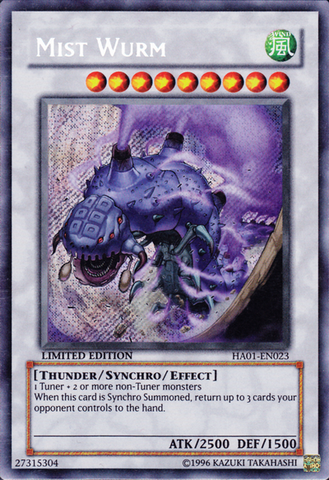 Mist Wurm [HA01-EN023] Secret Rare