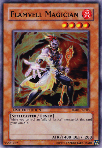 Flamvell Magician [HA01-EN008] Super Rare
