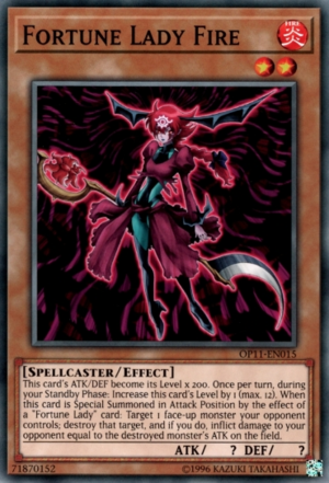 yugioh fortune lady cards Fortune Lady Fire [OP11-EN015] Common