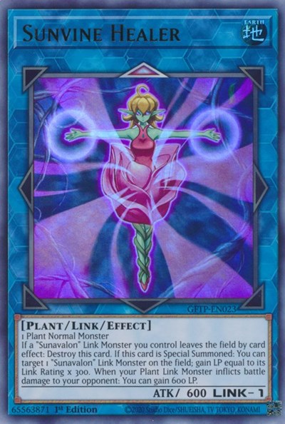 Sunvine Healer [GFTP-EN023] Ultra rare