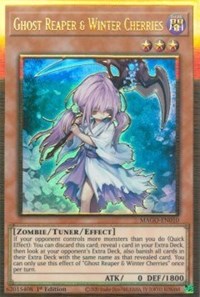 Ghost Reaper & Winter Cherries [MAGO-EN010] Premium Gold Rare