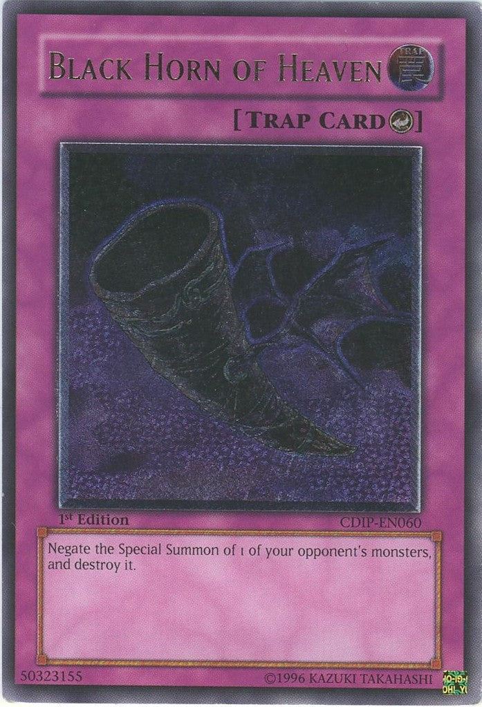 Black Horn of Heaven (UTR) [CDIP-EN060] Ultimate Rare