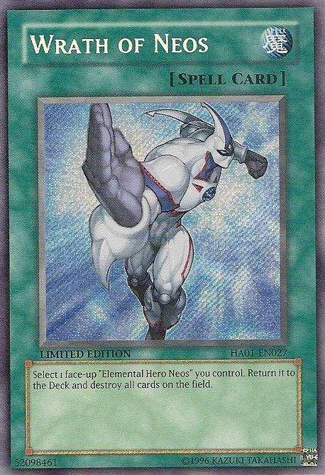Wrath of Neos [HA01-EN027] Secret Rare