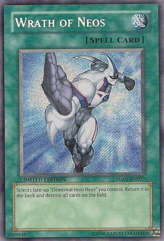 Wrath of Neos [HA01-EN027] Secret Rare