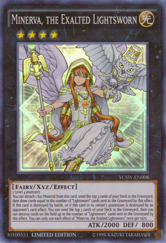 Minerva, the Exalted Lightsworn (Super Rare) [YCSW-EN008] Super Rare
