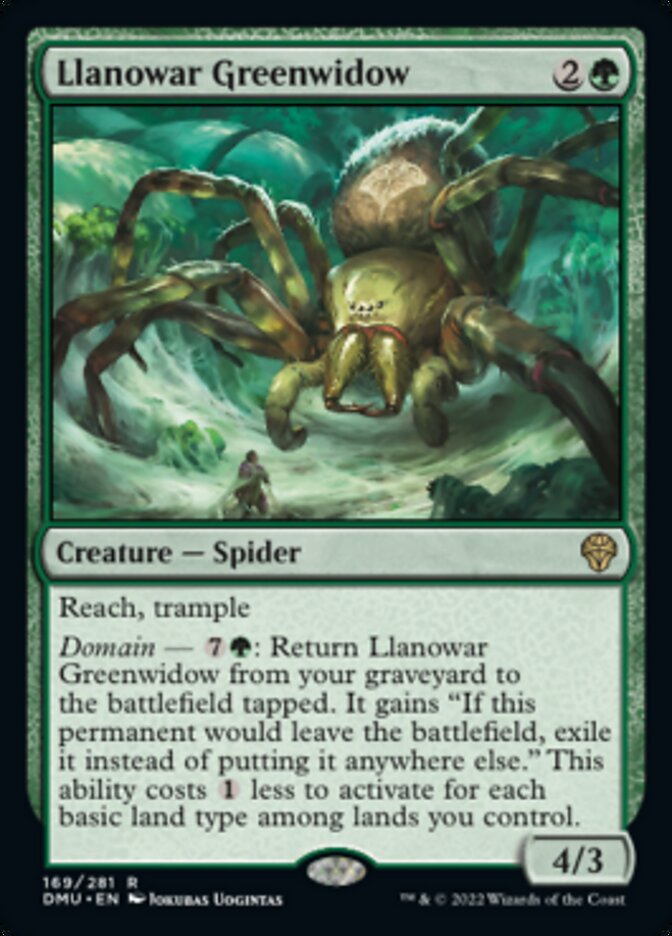 Llanowar Greenwidow [Dominaria United]