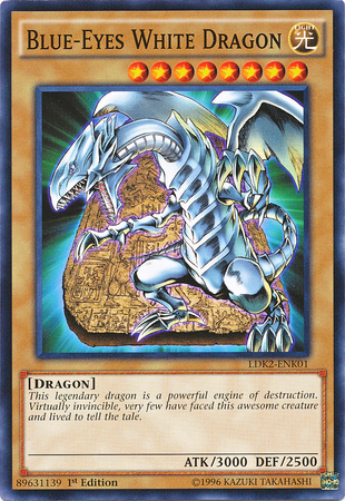 Blue-Eyes White Dragon (Version 2) [LDK2-ENK01] Common