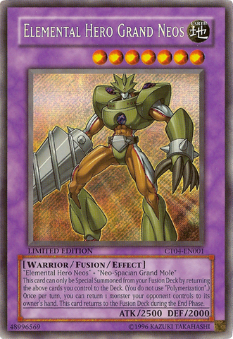Elemental HERO Grand Neos [CT04-EN001] Secret Rare