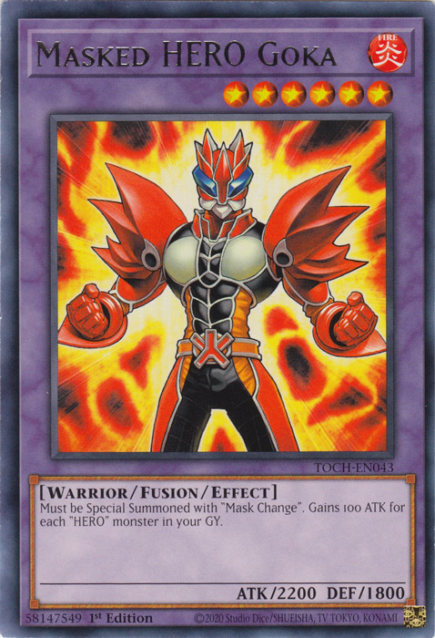 Masked HERO Goka [TOCH-EN043] Rare
