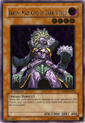 Brron, Mad King of Dark World (UTR) [EEN-EN022] Ultimate Rare
