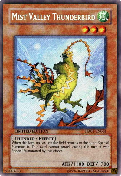 Mist Valley Thunderbird [HA01-EN004] Secret Rare