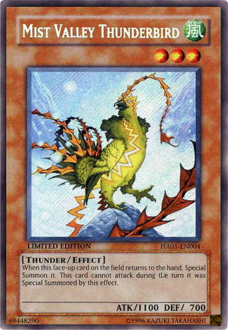Mist Valley Thunderbird [HA01-EN004] Secret Rare