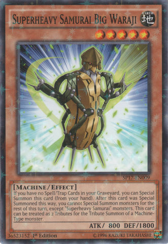 Superheavy Samurai Big Waraji (Starfoil) [SP17-EN009] Starfoil Rare