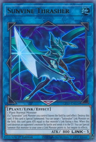Sunvine Thrasher [GFTP-EN024] Ultra rare