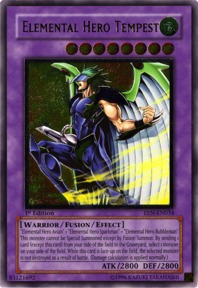 Elemental Hero Tempest (UTR) [EEN-EN034] Ultimate Rare