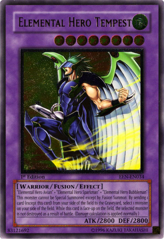 Elemental Hero Tempest (UTR) [EEN-EN034] Ultimate Rare
