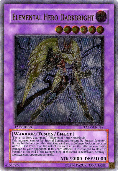 Elemental Hero Darkbright (UTR) [TAEV-EN042] Ultimate Rare