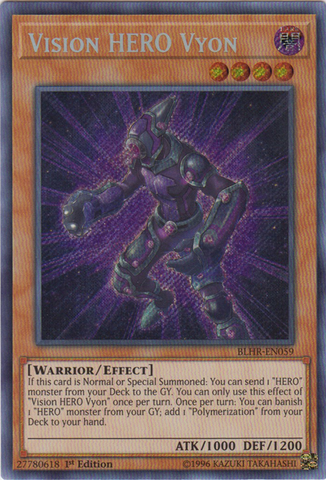 Vision HERO Vyon [BLHR-EN059] Secret Rare