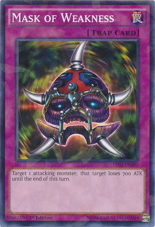 Mask of Weakness (Shatterfoil) [BP03-EN190] Common