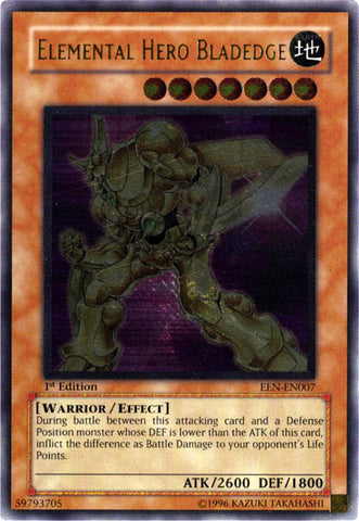 Elemental Hero Bladedge (UTR) [EEN-EN007] Ultimate Rare