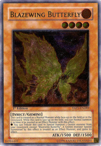 Blazewing Butterfly (UTR) [TAEV-EN089] Ultimate Rare