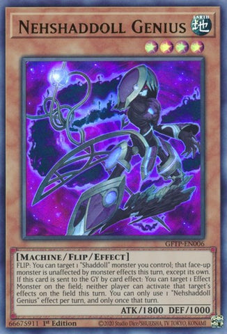 Nehshaddoll Genius [GFTP-EN006] Ultra rare