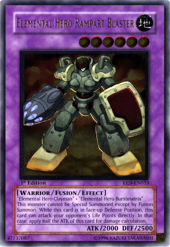 Elemental Hero Rampart Blaster (UTR) [EEN-EN033] Ultimate Rare