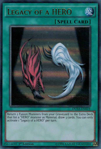 Legacy of a HERO [DUSA-EN019] Ultra Rare