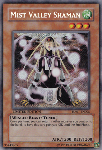 Mist Valley Shaman [HA01-EN005] Secret Rare