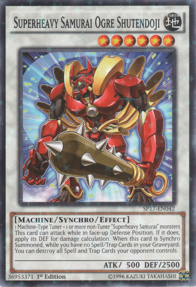 Superheavy Samurai Ogre Shutendoji (Starfoil) [SP17-EN042] Starfoil Rare