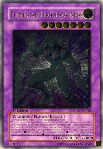 Elemental Hero Glow Neos (UTR) [STON-EN036] Ultimate Rare