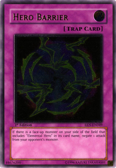 Hero Barrier (UTR) [EEN-EN049] Ultimate Rare