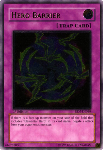 Hero Barrier (UTR) [EEN-EN049] Ultimate Rare