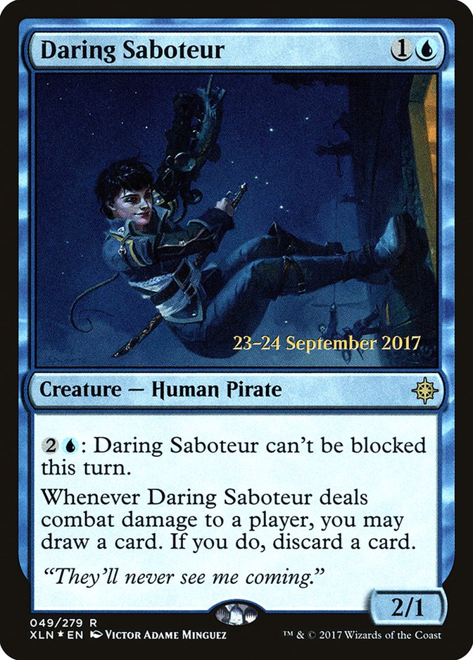 Daring Saboteur [Ixalan Prerelease Promos]