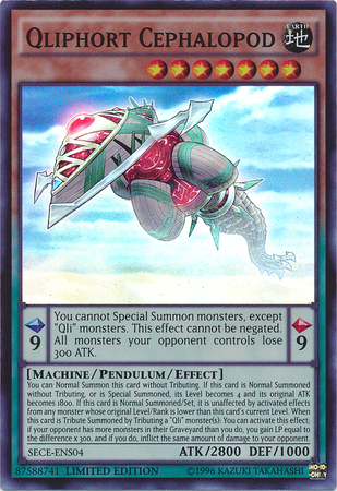 Qliphort Cephalopod (SE) [SECE-ENS04] Super Rare