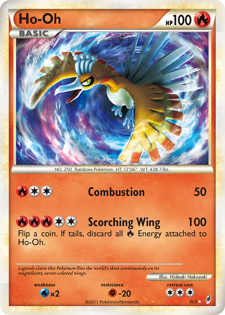 Pokemon Ho-Oh SL5 newest Call of Legends