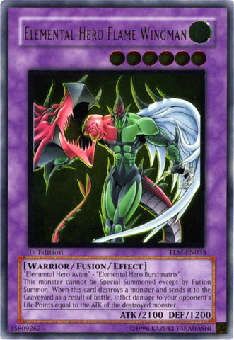 Elemental Hero Flame Wingman (UTR) [TLM-EN035] Ultimate Rare
