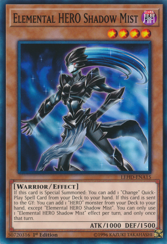 Elemental HERO Shadow Mist [LEHD-ENA15] Common