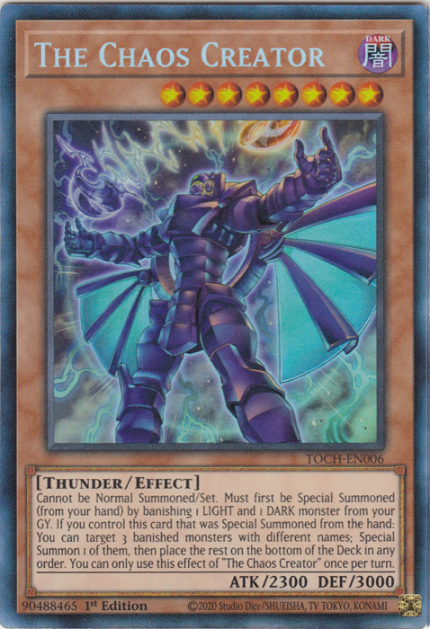 The Chaos Creator (CR) [TOCH-EN006] Collector's Rare