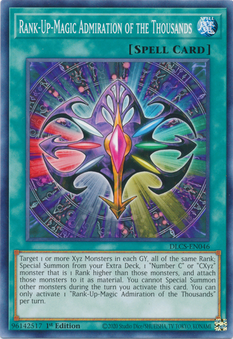 cxyz monsters Rank-Up-Magic Admiration of the Thousands [DLCS-EN046] Common