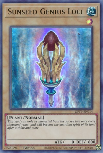 Sunseed Genius Loci [GFTP-EN014] Ultra rare