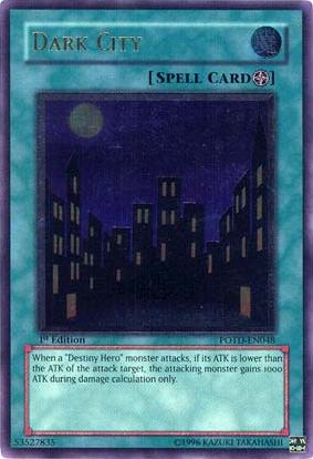 Dark City (UTR) [POTD-EN048] Ultimate Rare